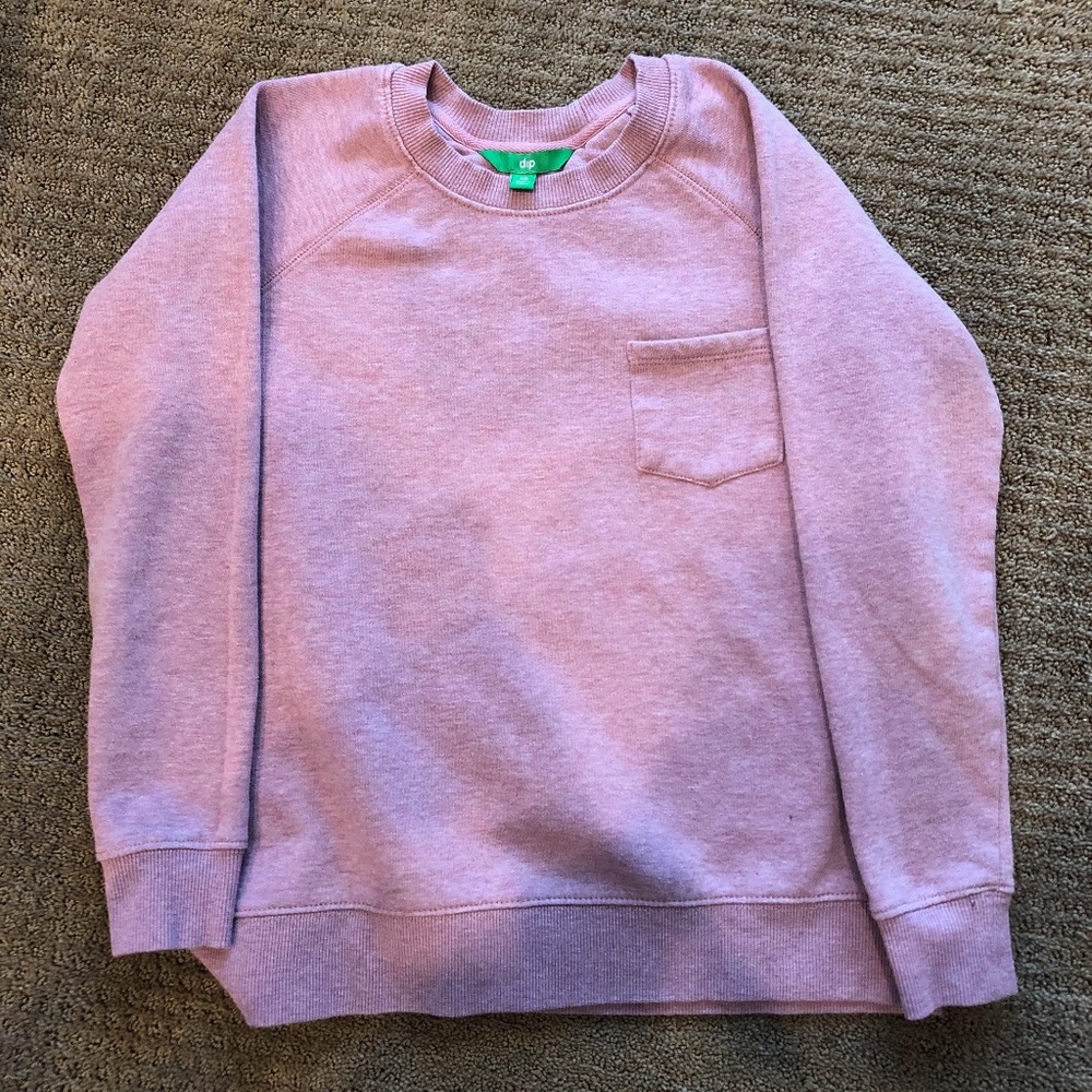 pink crew neck